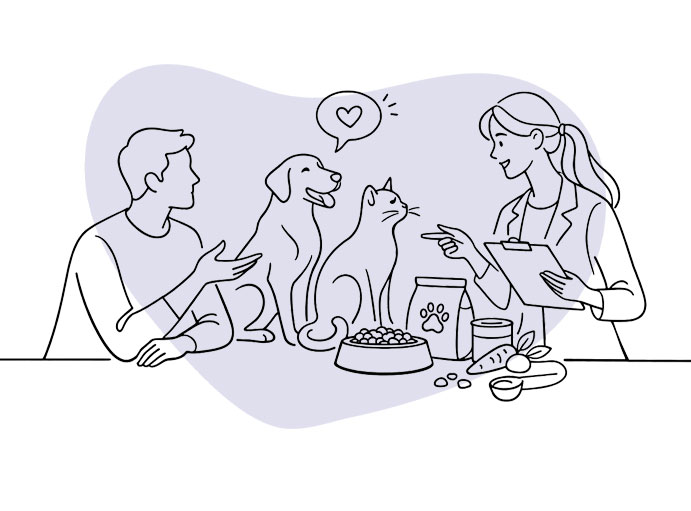 consulenza nutrizionale cane gatto