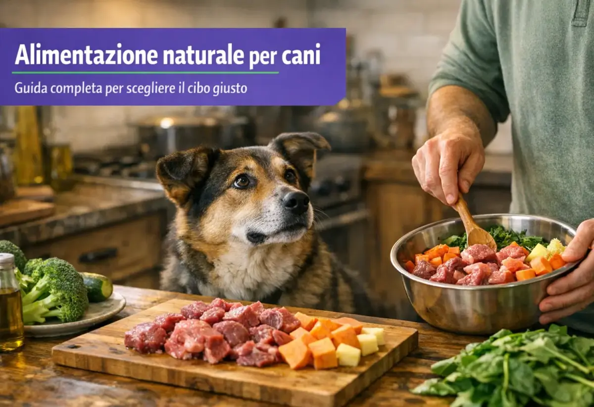 alimentazione naturale cani