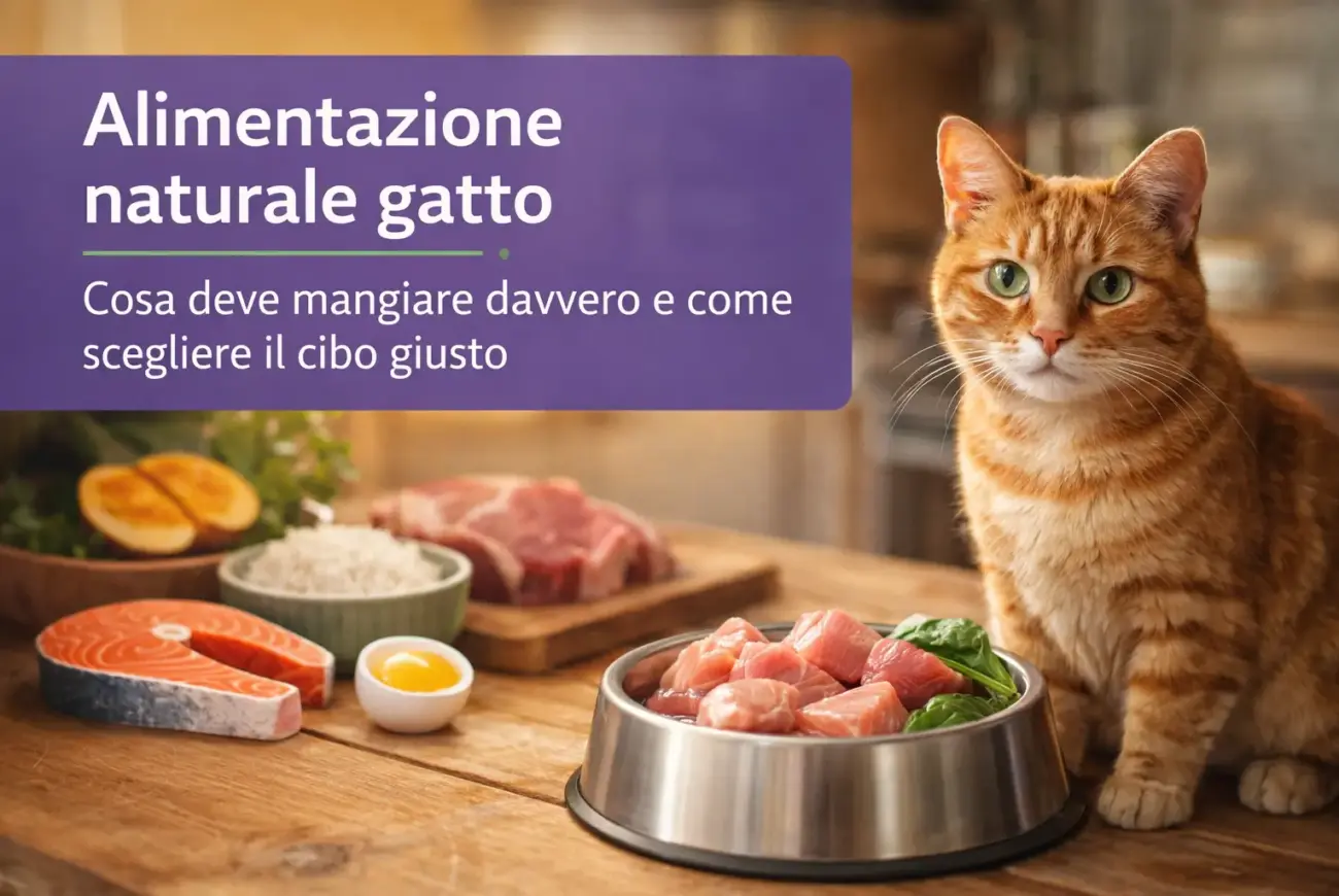 alimentazione naturale gatto