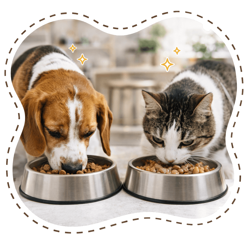 cibo cani gatti