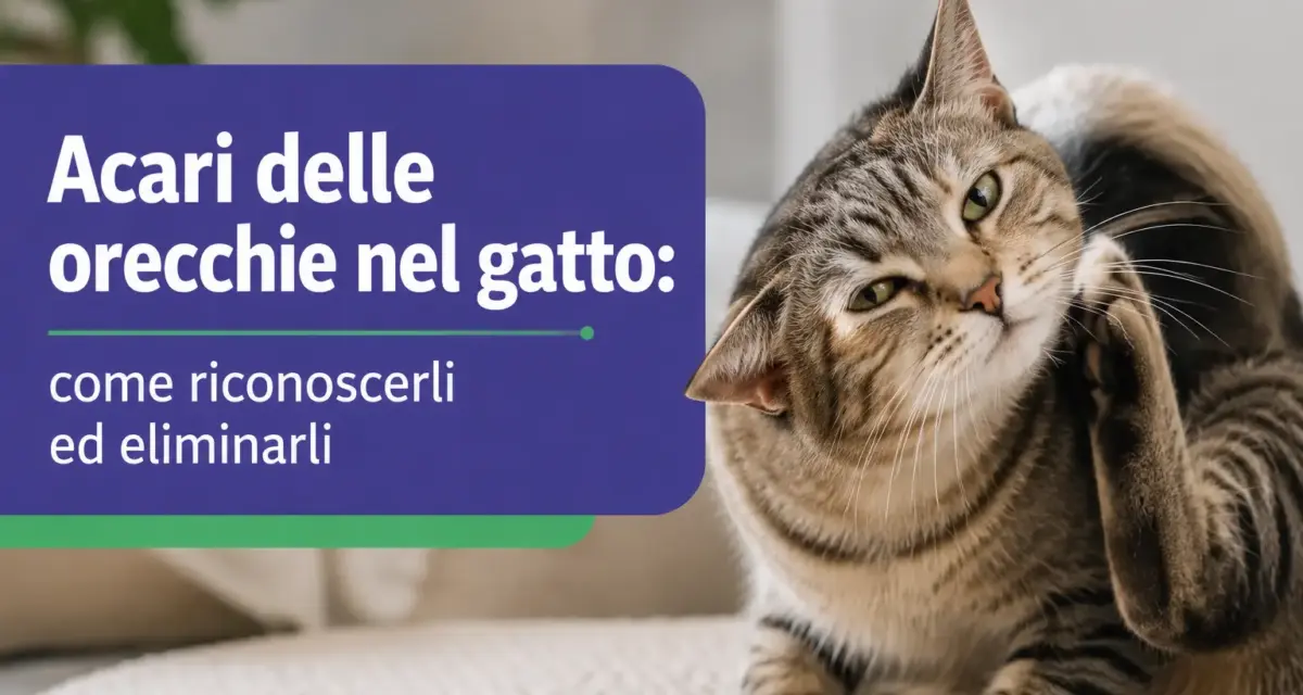 acari delle orecchie gatto